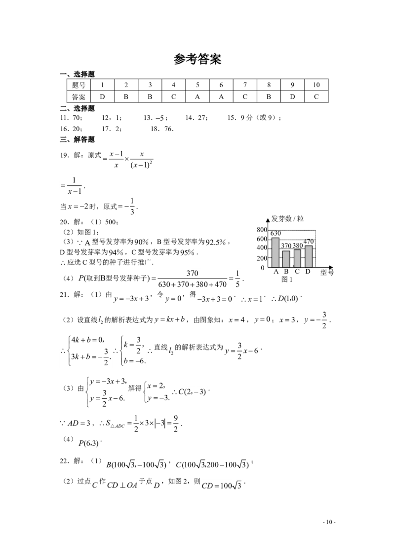 2008年河北省中考数学试题及答案_中考真题_2.数学中考真题2015-2024年_地区卷_河北数学08-23