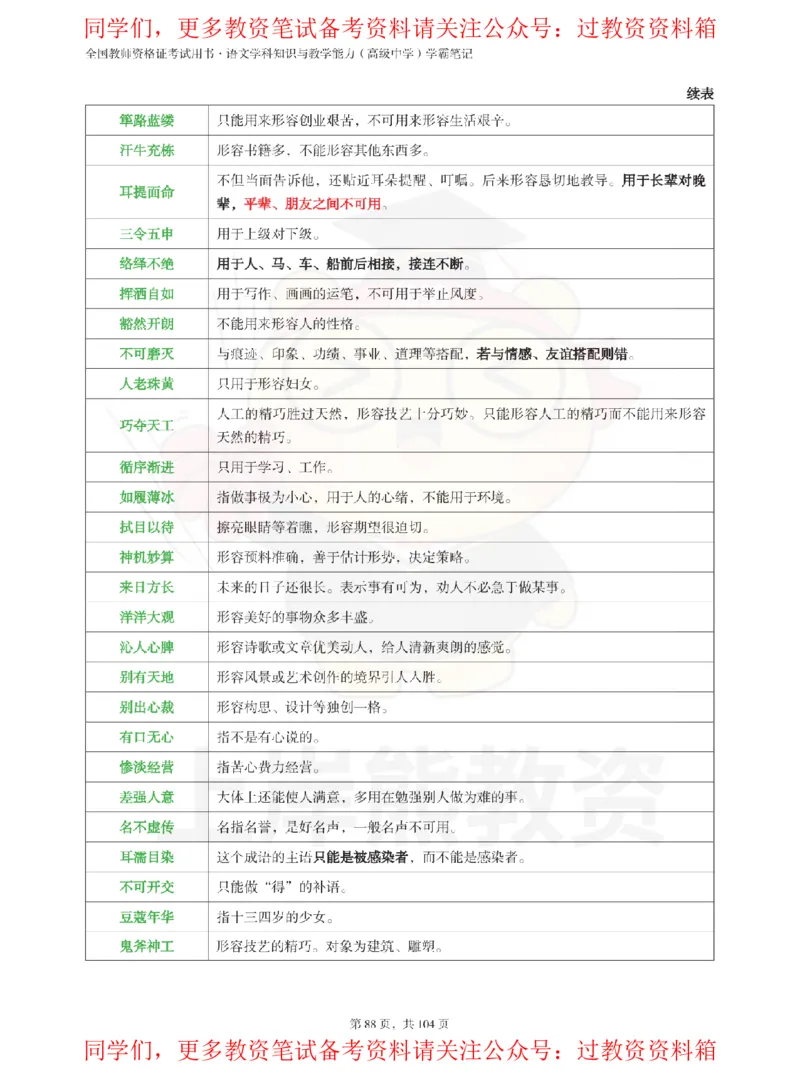 高中语文-易混重点_教资_初高中2026教资_26上资料（持续更新）_高中科三_高中科目三资料包合集②_高中语文