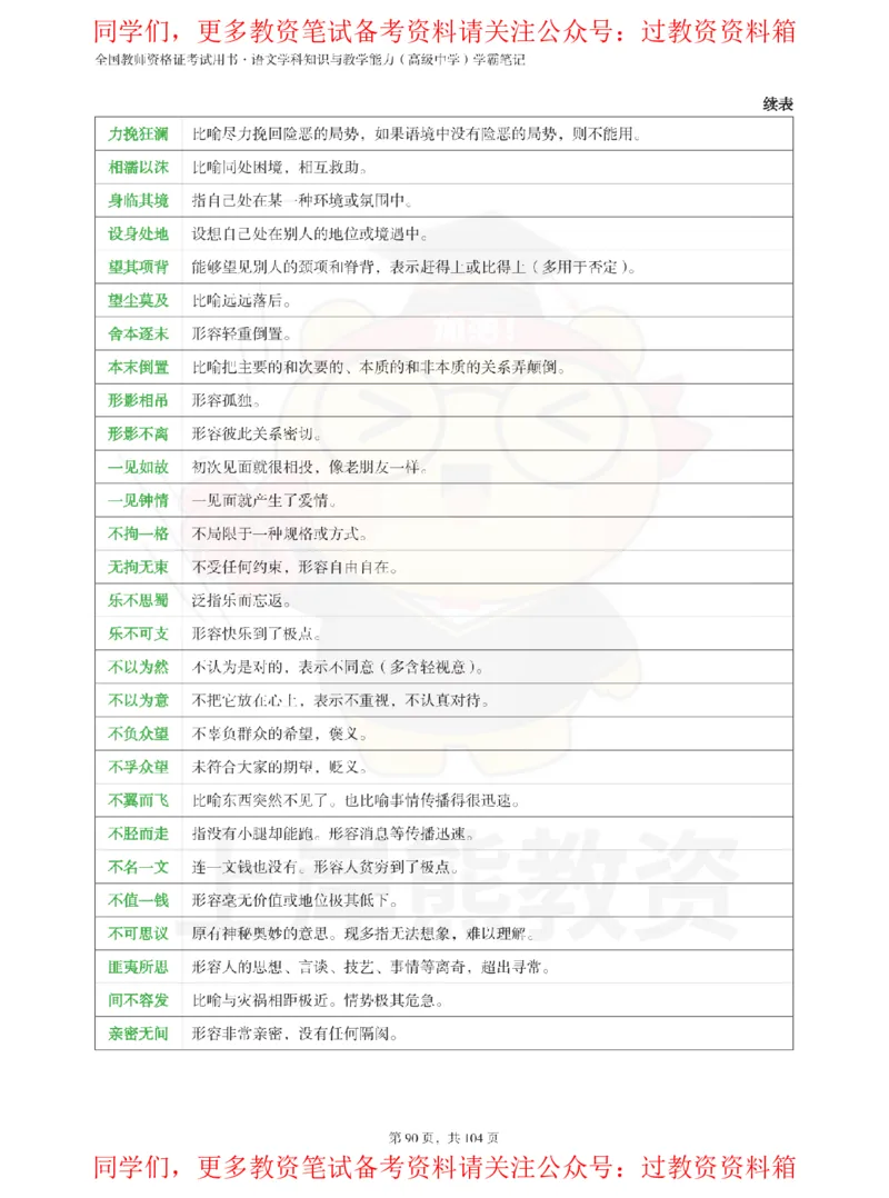 高中语文-易混重点_教资_初高中2026教资_26上资料（持续更新）_高中科三_高中科目三资料包合集②_高中语文