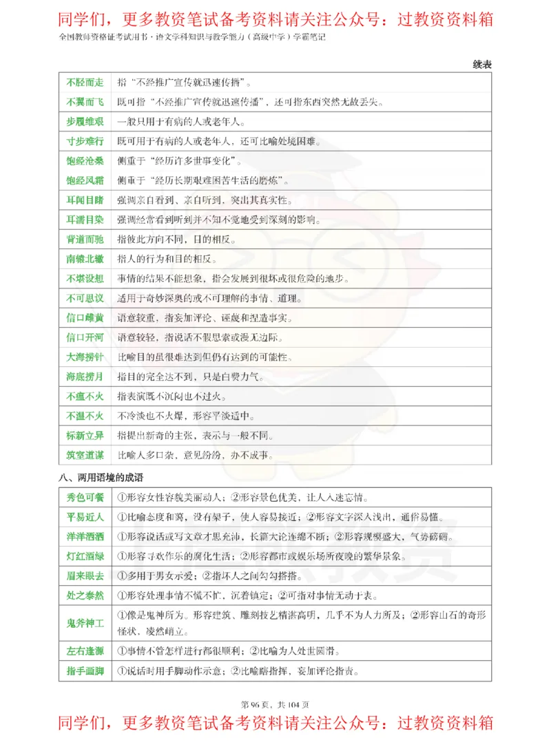 高中语文-易混重点_教资_初高中2026教资_26上资料（持续更新）_高中科三_高中科目三资料包合集②_高中语文
