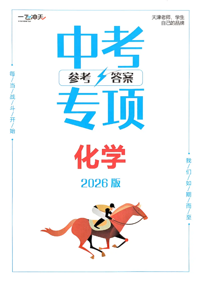 一飞冲天-中考专项精品试题分类-化学参考答案_《一飞冲天-中考专项》2026版_一飞冲天-中考专项（2026版）