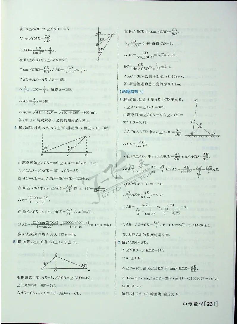 2025《一飞冲天-中考专项》数学答案_《一飞冲天-中考专项》2026版_一飞冲天-中考专项（2025版）