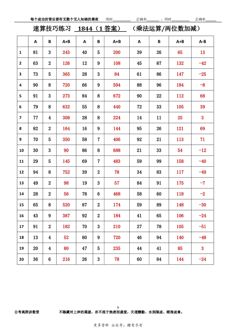 新速算1843-1852（答案版）_2026考公资料_（06）高照_高照资料分析速算_速算高照抖音速算直播课➕微（xq0615w）进交流群实时更新_速算每日打卡题
