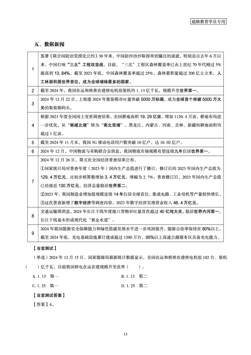 2024年12月时政讲练（下）讲义_2026考公资料_（05）超格_超格时政_时政2025超格时政讲练班⭐⭐⭐_讲义