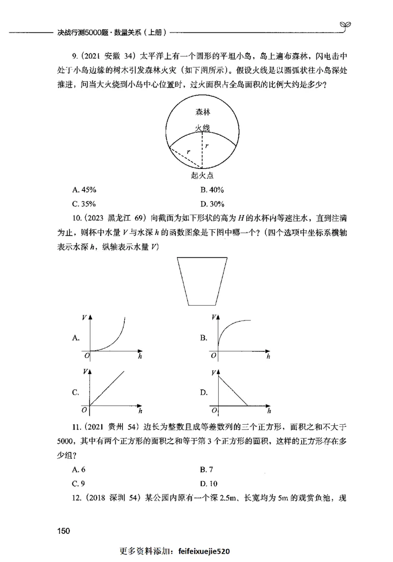 07数量关系（题本）2023年5月版_26吉林考备考资料包_11省考刷题包_04决战行测5000题_行测5000题2023年5月版次