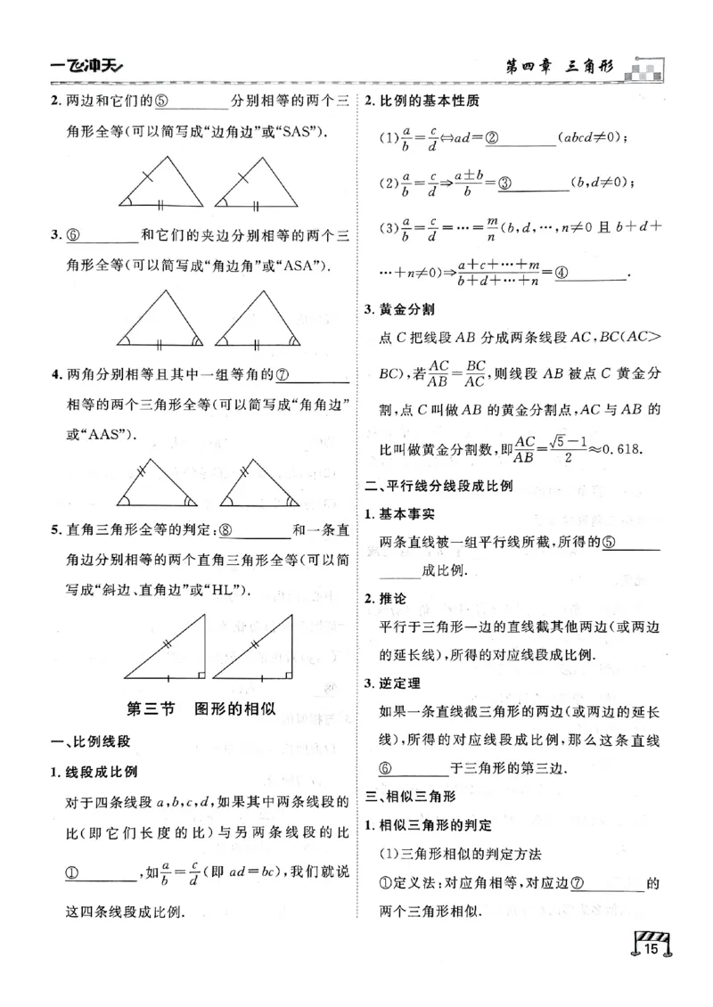 一飞冲天-中考专项精品试题分类-数学基础知识填空_《一飞冲天-中考专项》2026版_一飞冲天-中考专项（2026版）