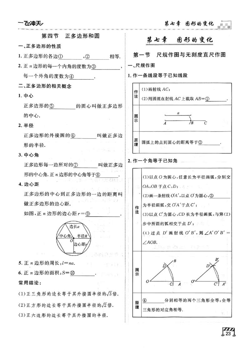一飞冲天-中考专项精品试题分类-数学基础知识填空_《一飞冲天-中考专项》2026版_一飞冲天-中考专项（2026版）