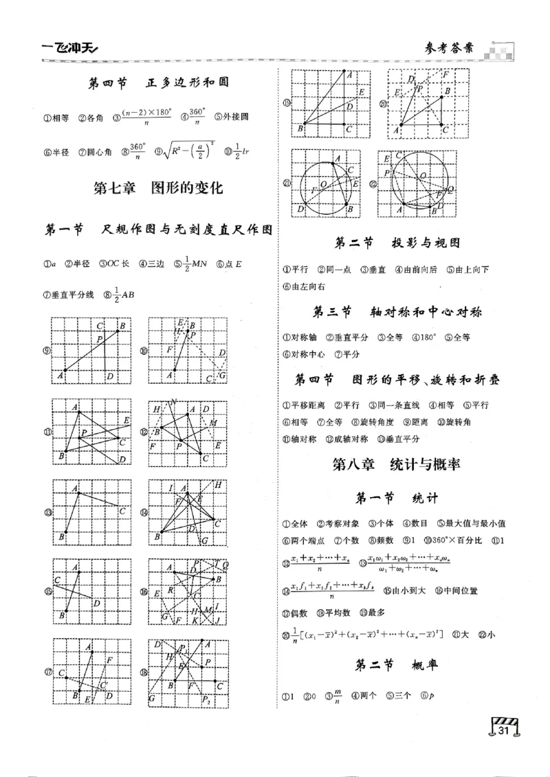 一飞冲天-中考专项精品试题分类-数学基础知识填空_《一飞冲天-中考专项》2026版_一飞冲天-中考专项（2026版）