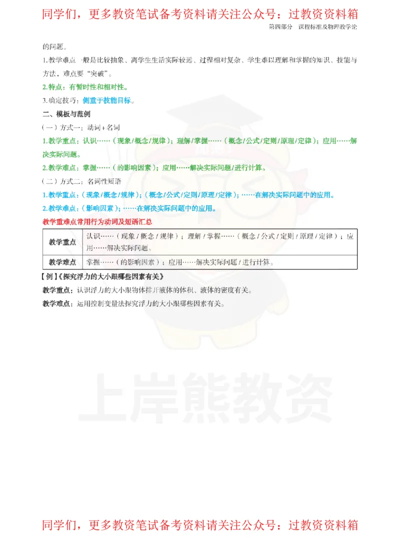 初中物理-教学目标_教资_初高中2026教资_26上资料（持续更新）_初中科三_初中科目三资料合集①_初中物理