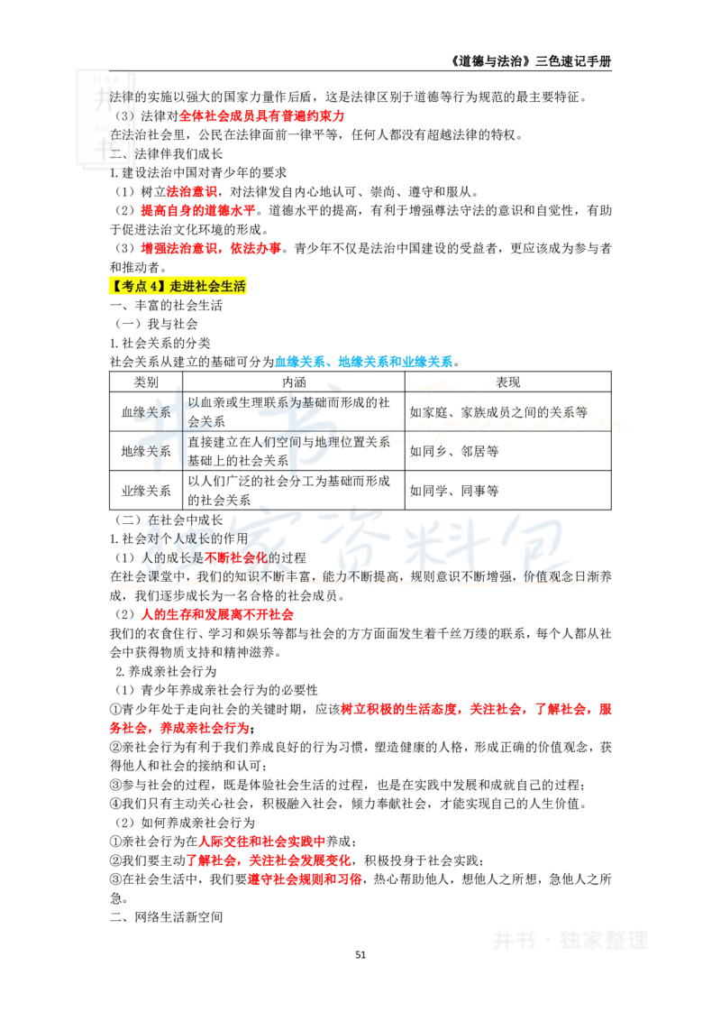 初中道法王炸秘籍8_教资_初高中2026教资_25下教师资格证_科三初中各科资料汇总_初中道法王炸秘籍