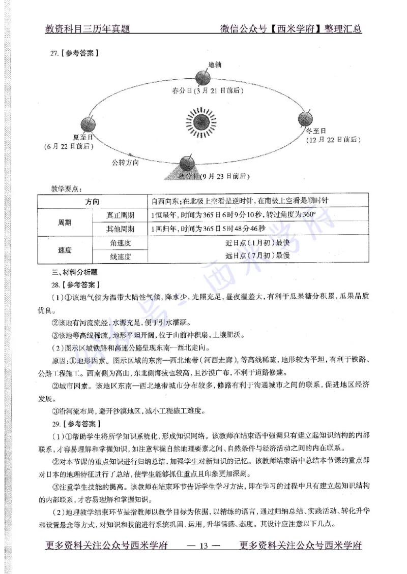 16年上-初中地理-真题及答案解析_4-教培资料-26年最新资料-同步更新_初中高中教资_03科三专项（进去保存报考的学科即可）_01科目三FB网课、三色速记手册、知识点导图等推荐