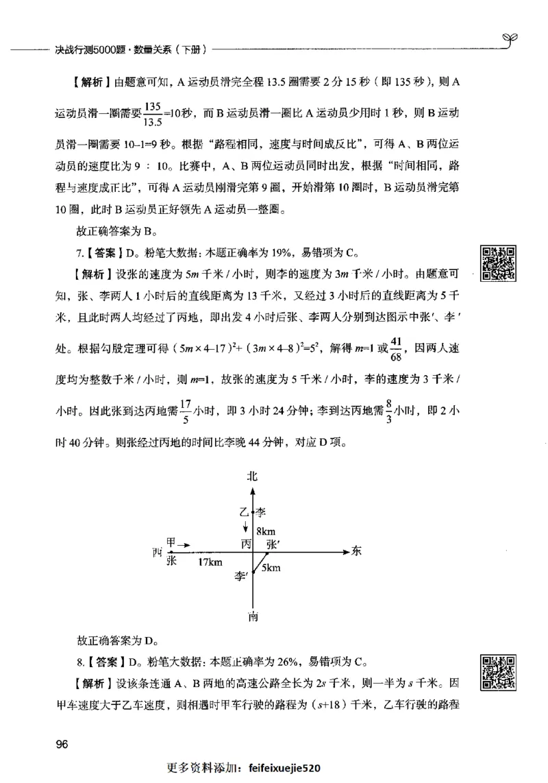 08数量关系（答案）2023年5月版_26吉林考备考资料包_11省考刷题包_04决战行测5000题_行测5000题2023年5月版次