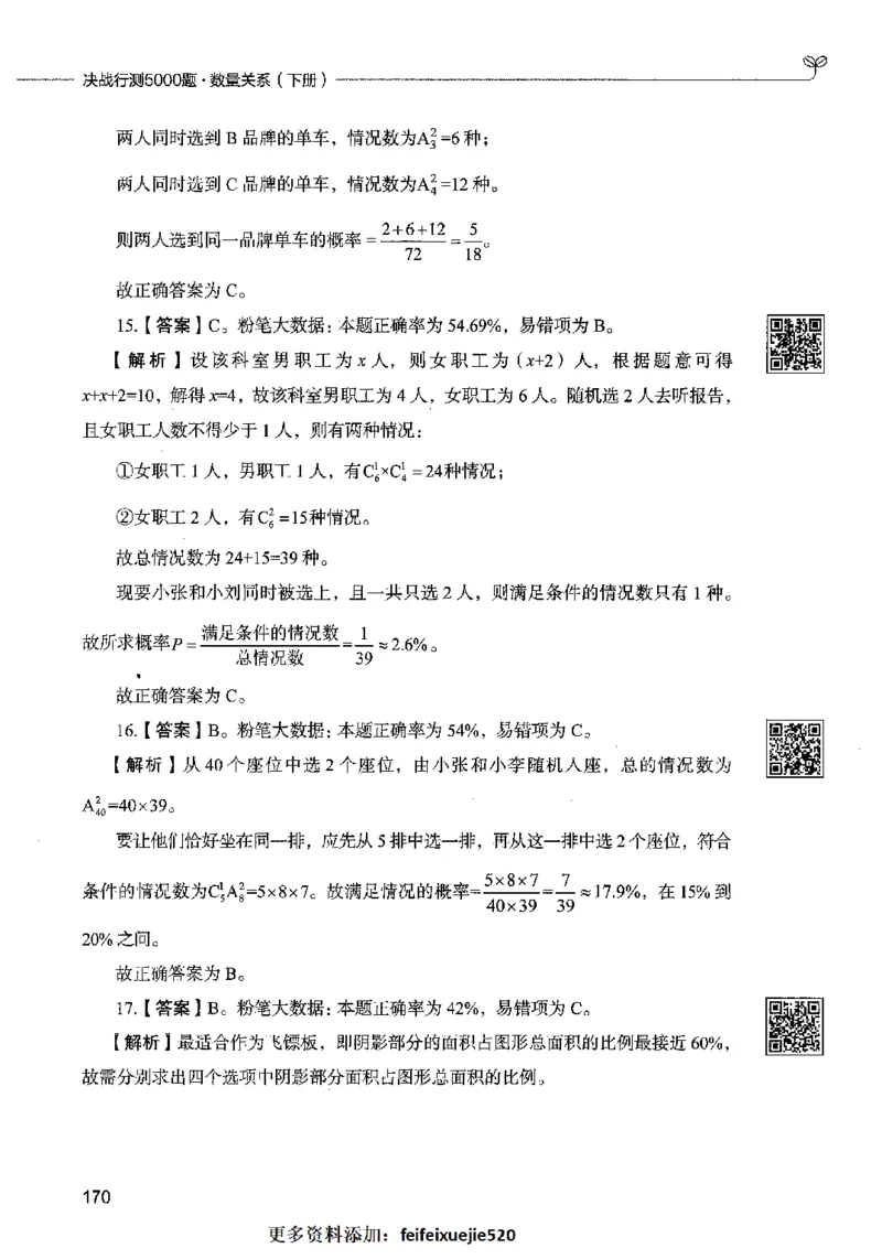 08数量关系（答案）2023年5月版_26吉林考备考资料包_11省考刷题包_04决战行测5000题_行测5000题2023年5月版次