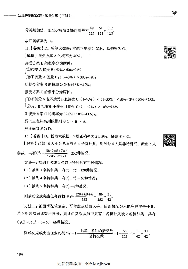 08数量关系（答案）2023年5月版_26吉林考备考资料包_11省考刷题包_04决战行测5000题_行测5000题2023年5月版次