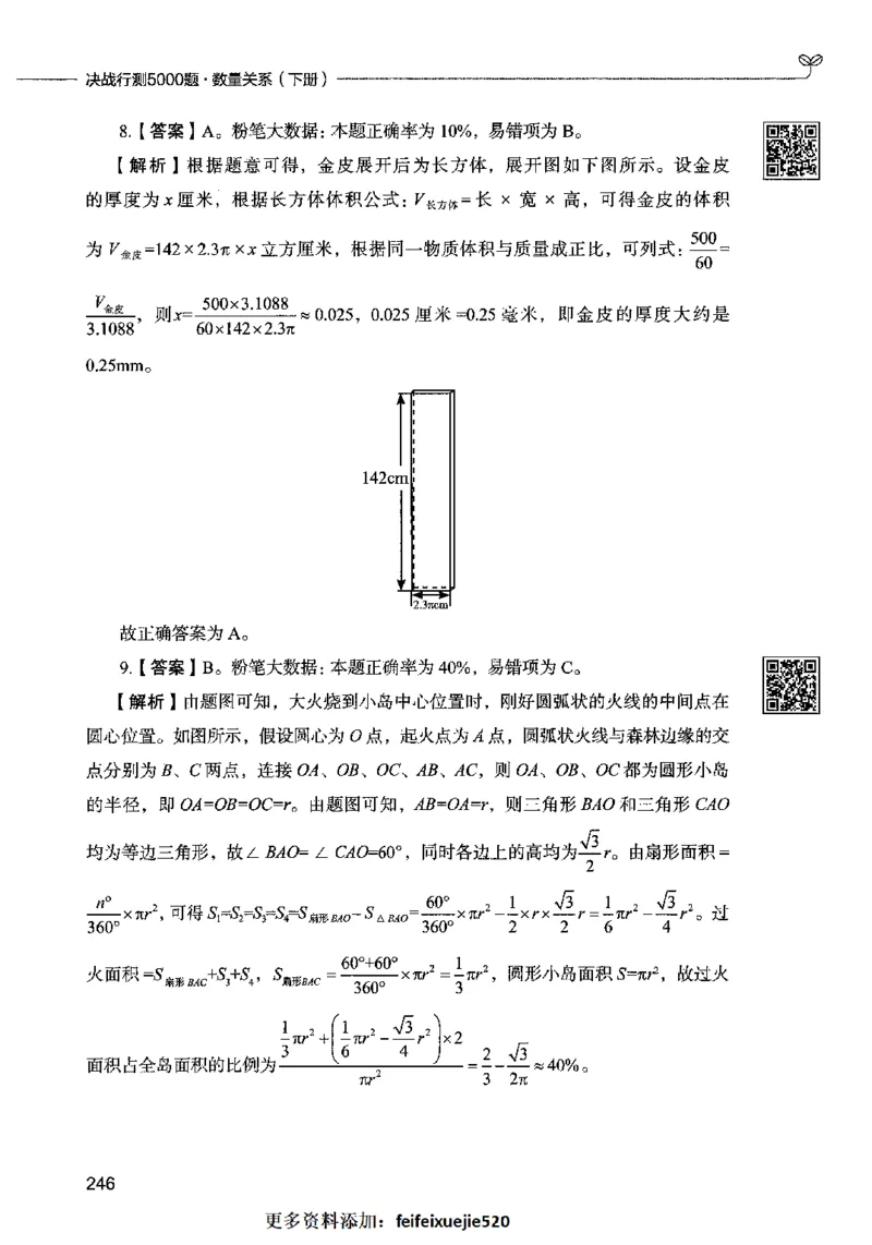 08数量关系（答案）2023年5月版_26吉林考备考资料包_11省考刷题包_04决战行测5000题_行测5000题2023年5月版次