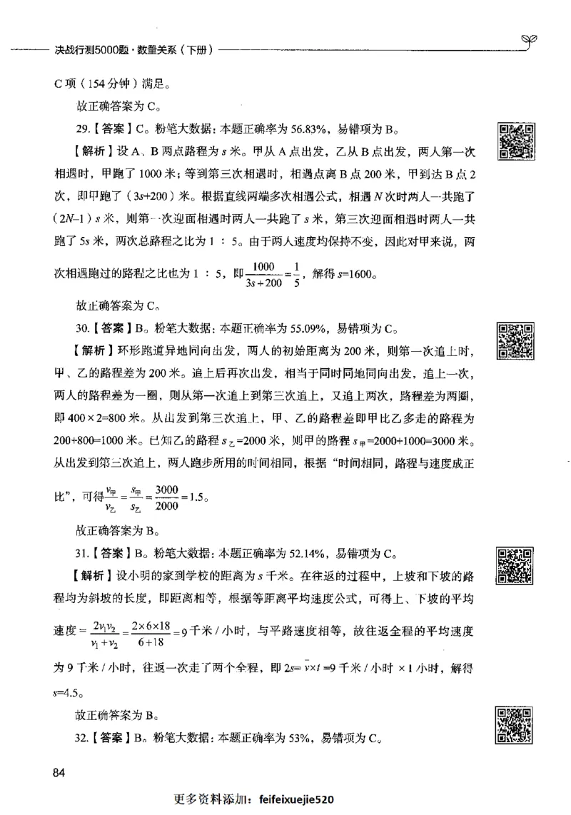 08数量关系（答案）2023年5月版_26吉林考备考资料包_11省考刷题包_04决战行测5000题_行测5000题2023年5月版次
