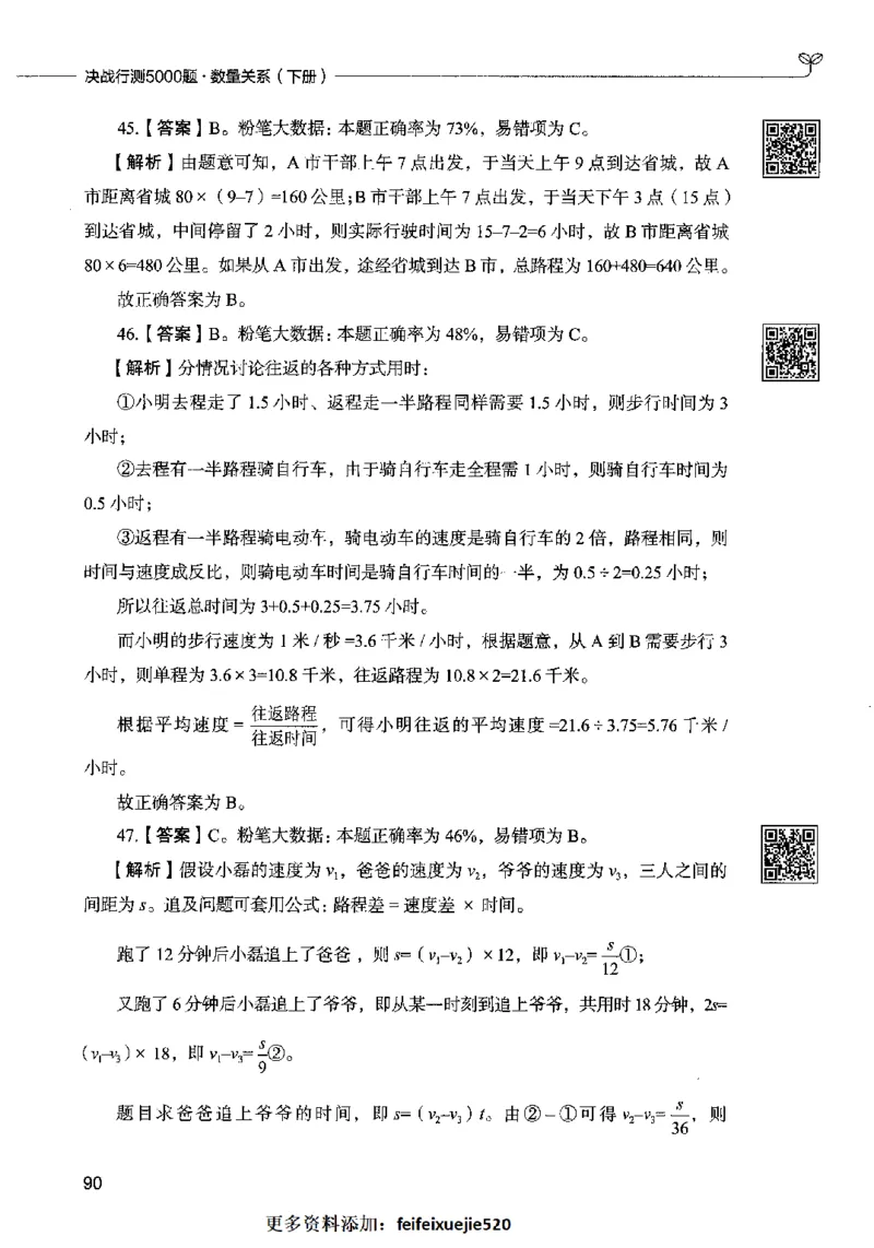 08数量关系（答案）2023年5月版_26吉林考备考资料包_11省考刷题包_04决战行测5000题_行测5000题2023年5月版次