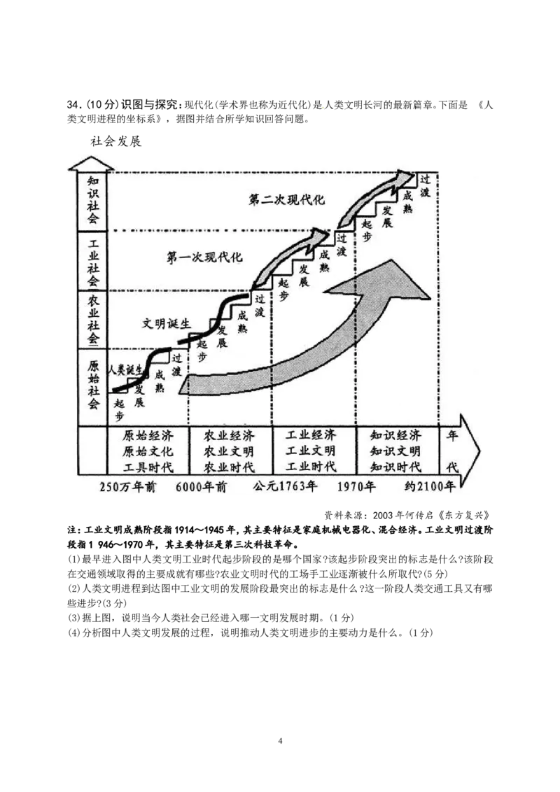 2012年江苏省徐州市中考历史试题及答案_中考真题_6.历史中考真题2015-2024年_地区卷_江苏省_徐州中考历史08-21