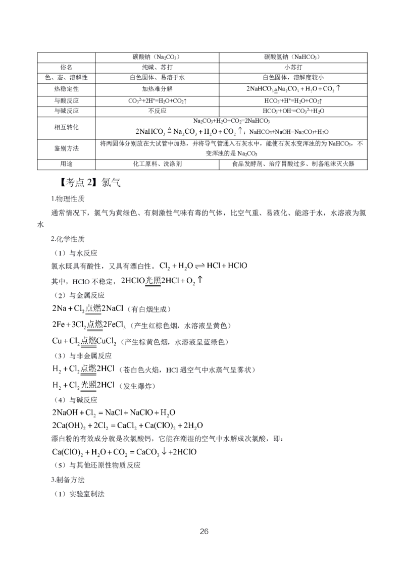 初高中化学高频考点_教资_2026上半年中学教资笔试（更新中）_03教资笔试高频考点清单（科一+科二+科三）_教资笔试科三高频考点
