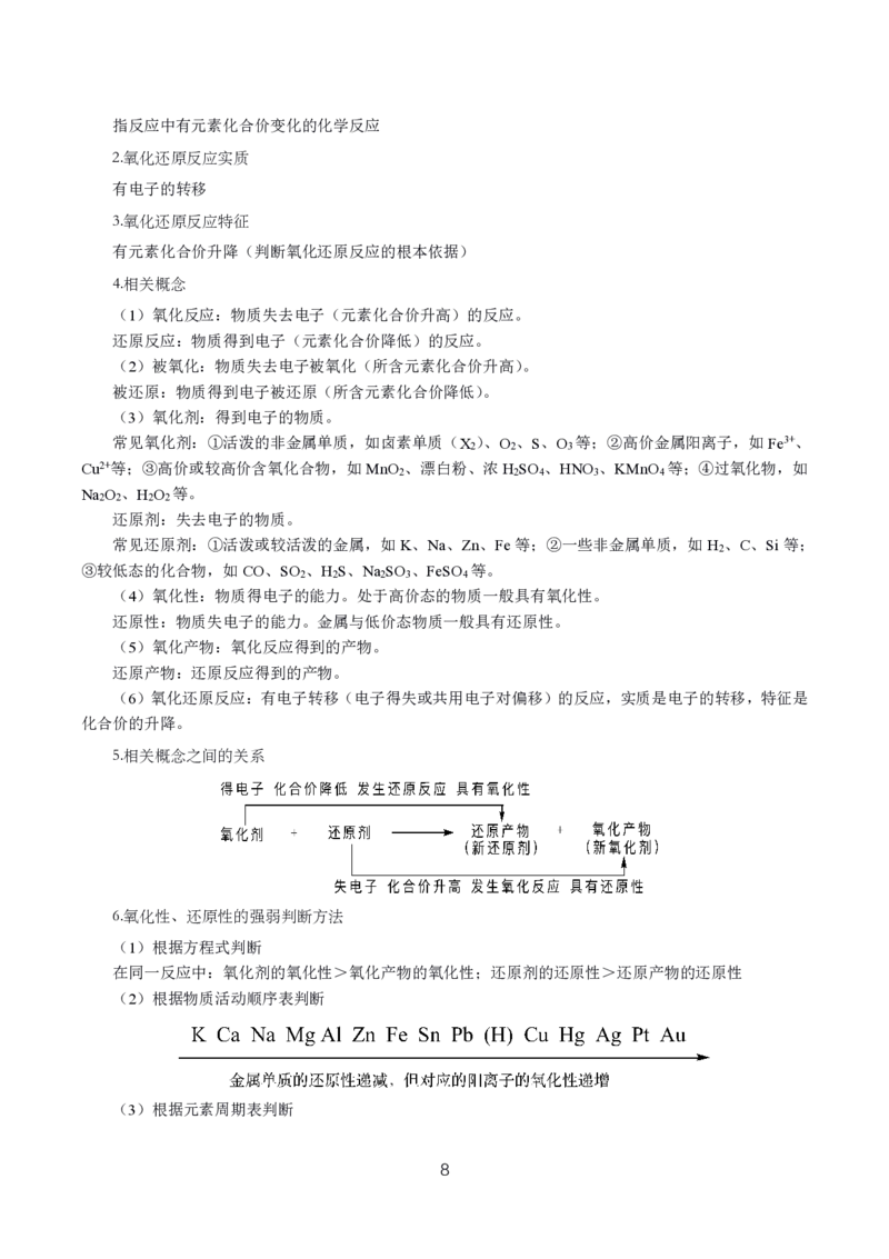 初高中化学高频考点_教资_2026上半年中学教资笔试（更新中）_03教资笔试高频考点清单（科一+科二+科三）_教资笔试科三高频考点