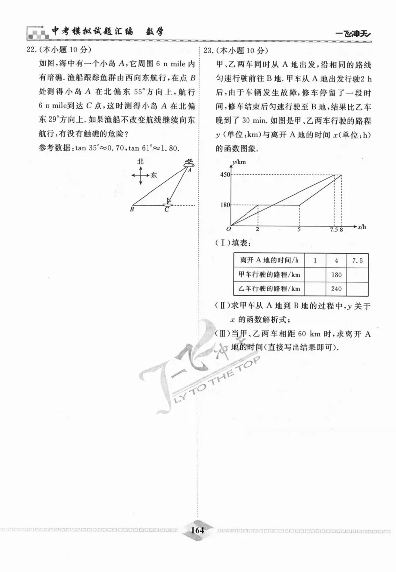 一飞冲天-中考模拟试题汇编-数学_《一飞冲天-中考专项》2026版_一飞冲天-中考模拟试题汇编（2024版）