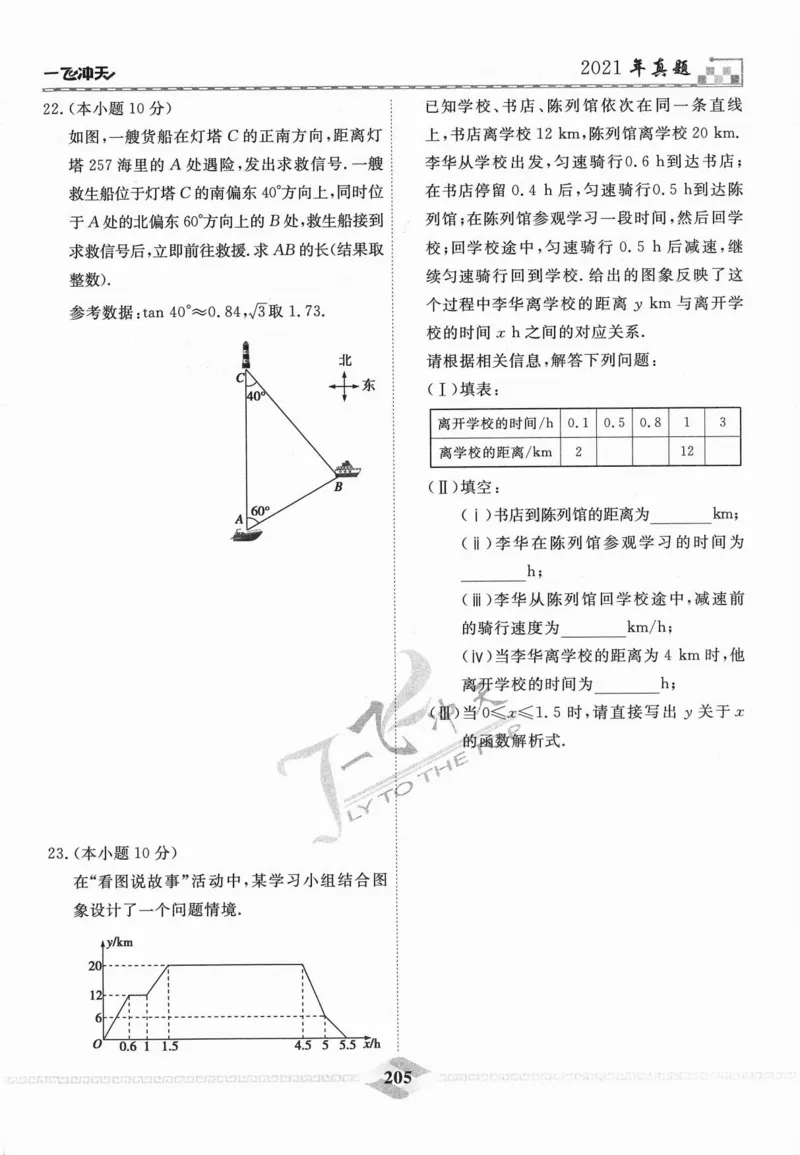 一飞冲天-中考模拟试题汇编-数学_《一飞冲天-中考专项》2026版_一飞冲天-中考模拟试题汇编（2024版）