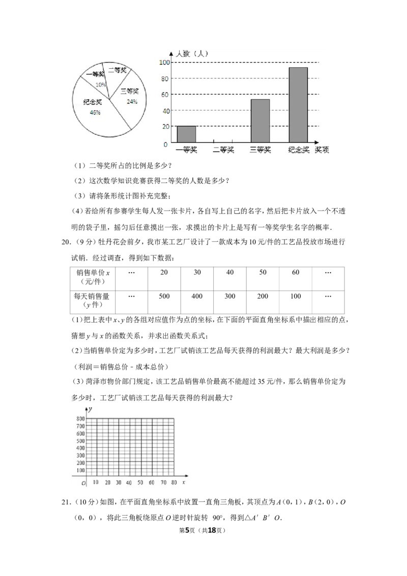 2012年山东省菏泽市中考数学试卷_中考真题_2.数学中考真题2015-2024年_地区卷_山东省_菏泽数学10-23