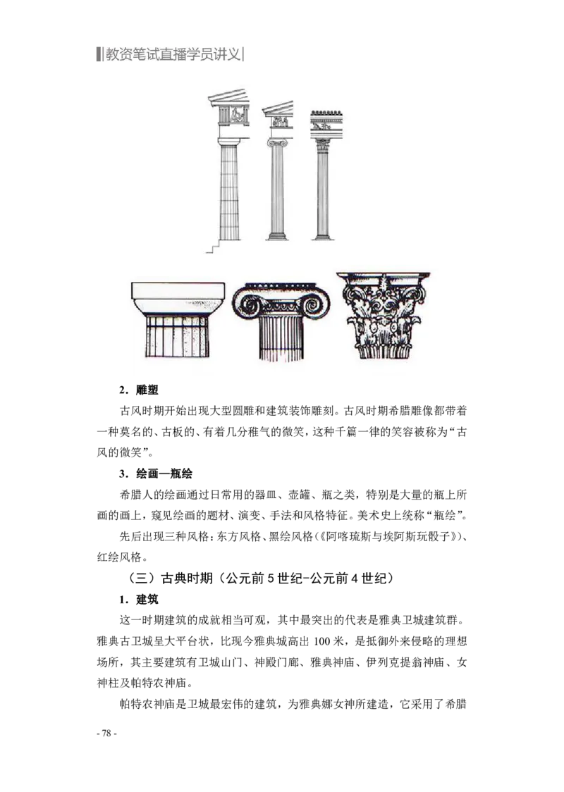 学科知识与教学能力-高中美术讲义382页_教资_33教资笔试历年真题汇总（科一+科二+科三）_科三真题_02高中科三各科电子资料包合集_美术（资料文档）_高中美术