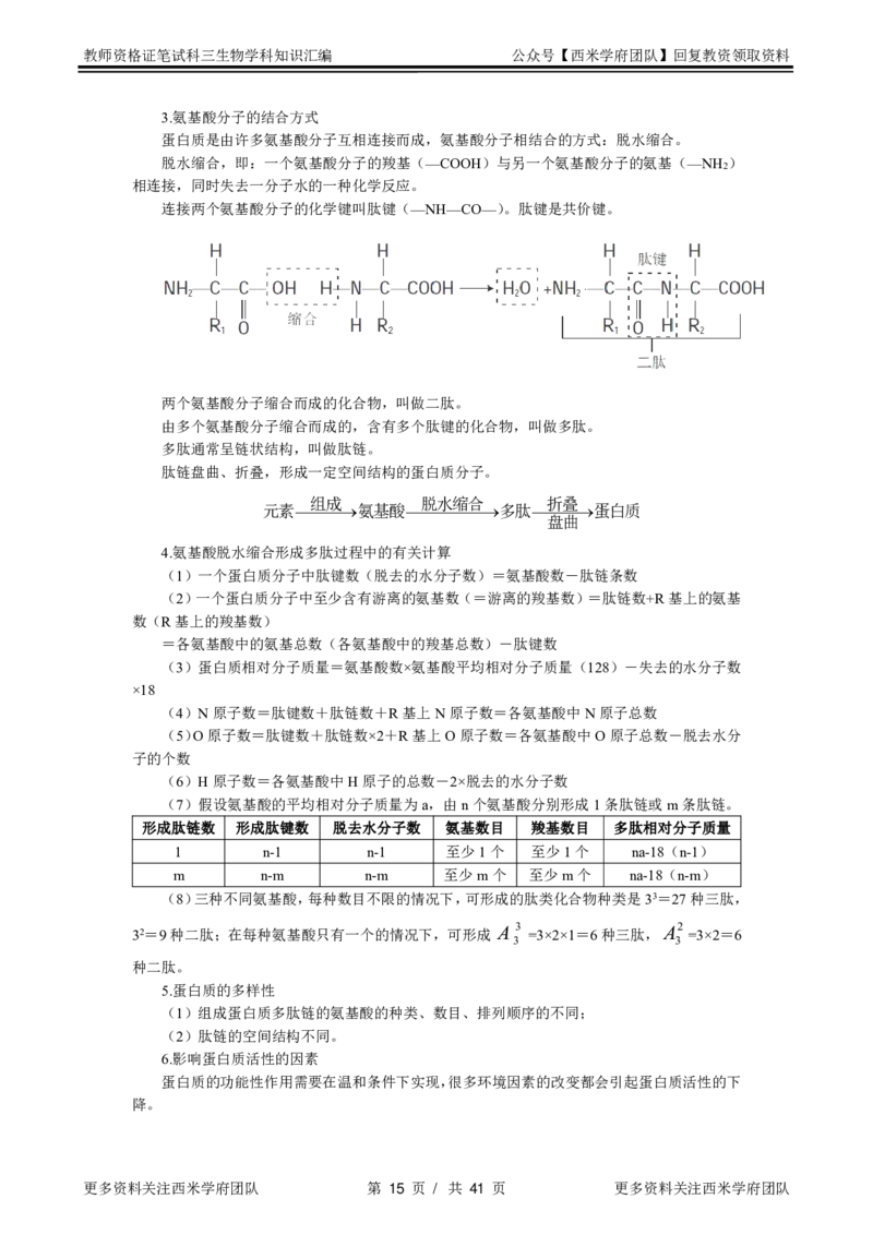 生物-知识点汇编_教资_25下资料合集二_25下最新科三知识点汇编+思维导图-高中_09.生物_03.思维导图+知识汇编