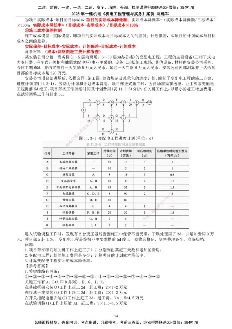 2025年一建机电-案例_2026年一级建造师_2026年一建机电_2025年一建机电SVIP_04-冲刺串讲✿考点强化✿小灶集训_34-机电《案例专项班》刘建军TG_讲义