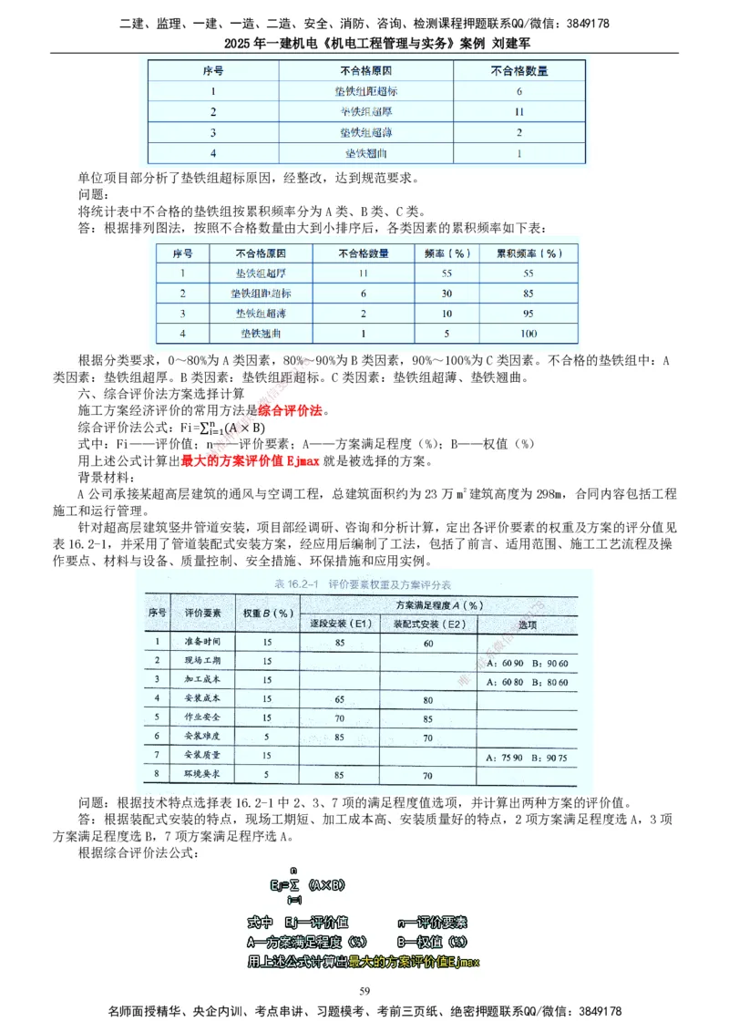 2025年一建机电-案例_2026年一级建造师_2026年一建机电_2025年一建机电SVIP_04-冲刺串讲✿考点强化✿小灶集训_34-机电《案例专项班》刘建军TG_讲义