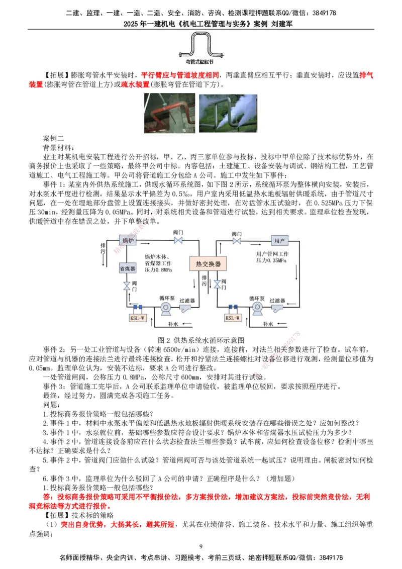 2025年一建机电-案例_2026年一级建造师_2026年一建机电_2025年一建机电SVIP_04-冲刺串讲✿考点强化✿小灶集训_34-机电《案例专项班》刘建军TG_讲义