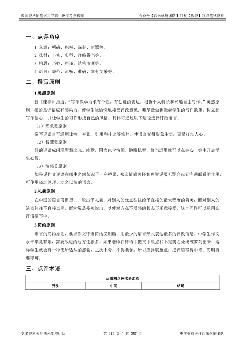高中语文-考点梳理1_教资_25下资料合集二_25下最新科三知识点汇编+思维导图-高中_02.语文_04.考点梳理