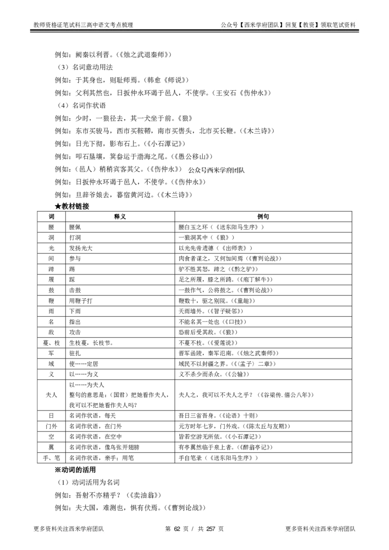 高中语文-考点梳理1_教资_25下资料合集二_25下最新科三知识点汇编+思维导图-高中_02.语文_04.考点梳理