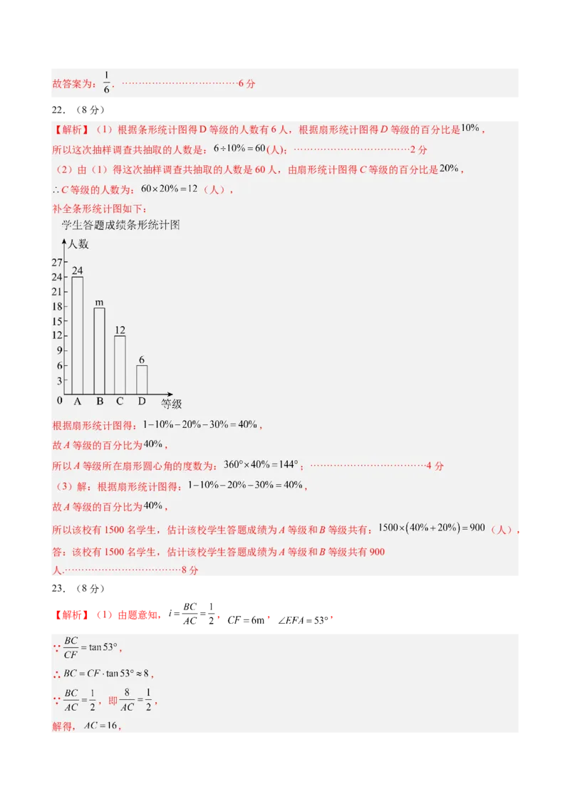 2024年中考押题预测卷（江苏苏州卷）-数学（参考答案）_2数学总复习_赠送：2024中考模拟题数学_押题预测