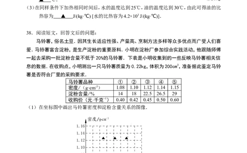 2011年徐州巿中考物理试题及答案_中考真题_4.物理中考真题2015-2024年_地区卷_江苏省_徐州中考物理08-22