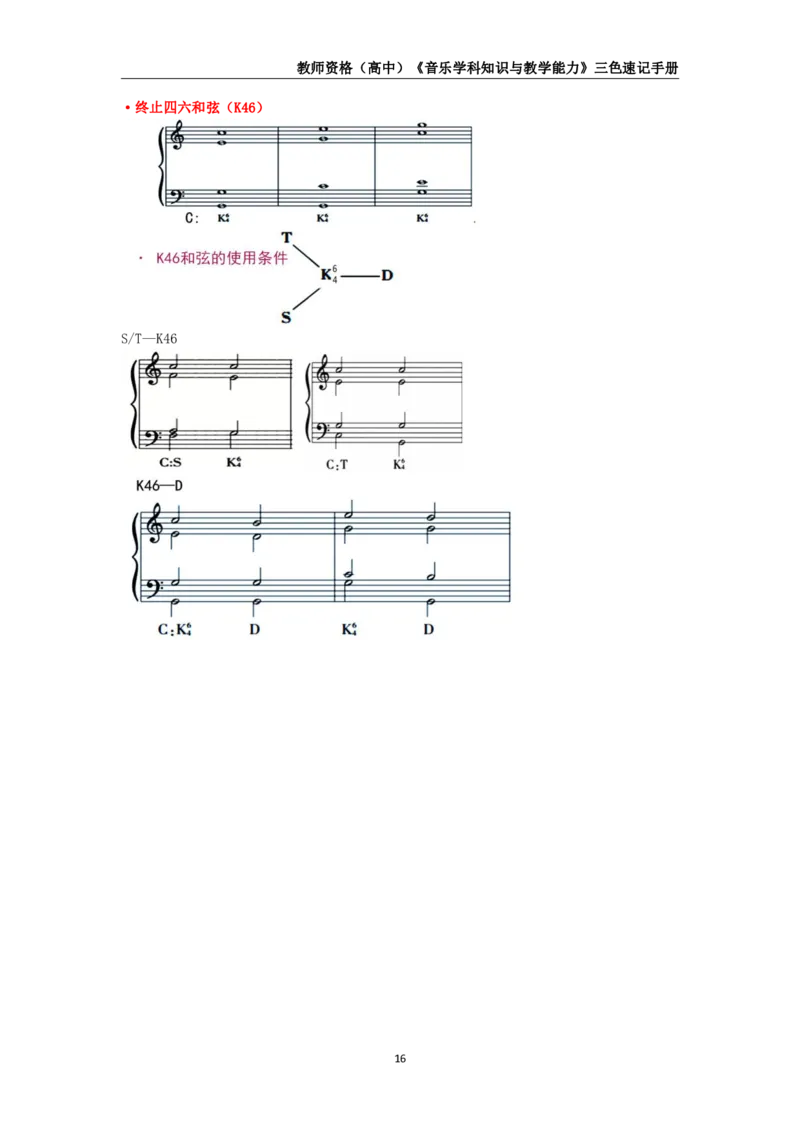 教师资格《（高中）音乐》三色速记手册_教资_33教资笔试历年真题汇总（科一+科二+科三）_科三真题_02高中科三各科电子资料包合集_音乐（资料文档）_高中音乐