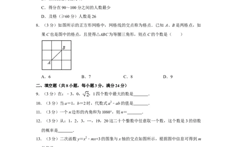 2010年湖南省株洲市中考数学试卷（学生版）_中考真题_2.数学中考真题2015-2024年_地区卷_湖南省_湖南株洲卷中考数学07-22_学生版