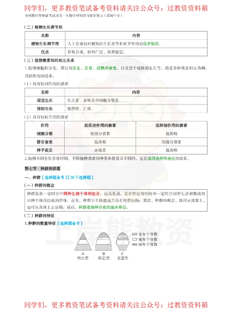 高中生物-学霸笔记108页_教资_初高中2026教资_26上资料（持续更新）_高中科三_高中科目三资料包合集②_高中生物