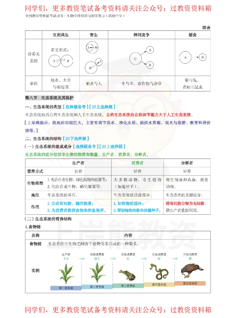 高中生物-学霸笔记108页_教资_初高中2026教资_26上资料（持续更新）_高中科三_高中科目三资料包合集②_高中生物