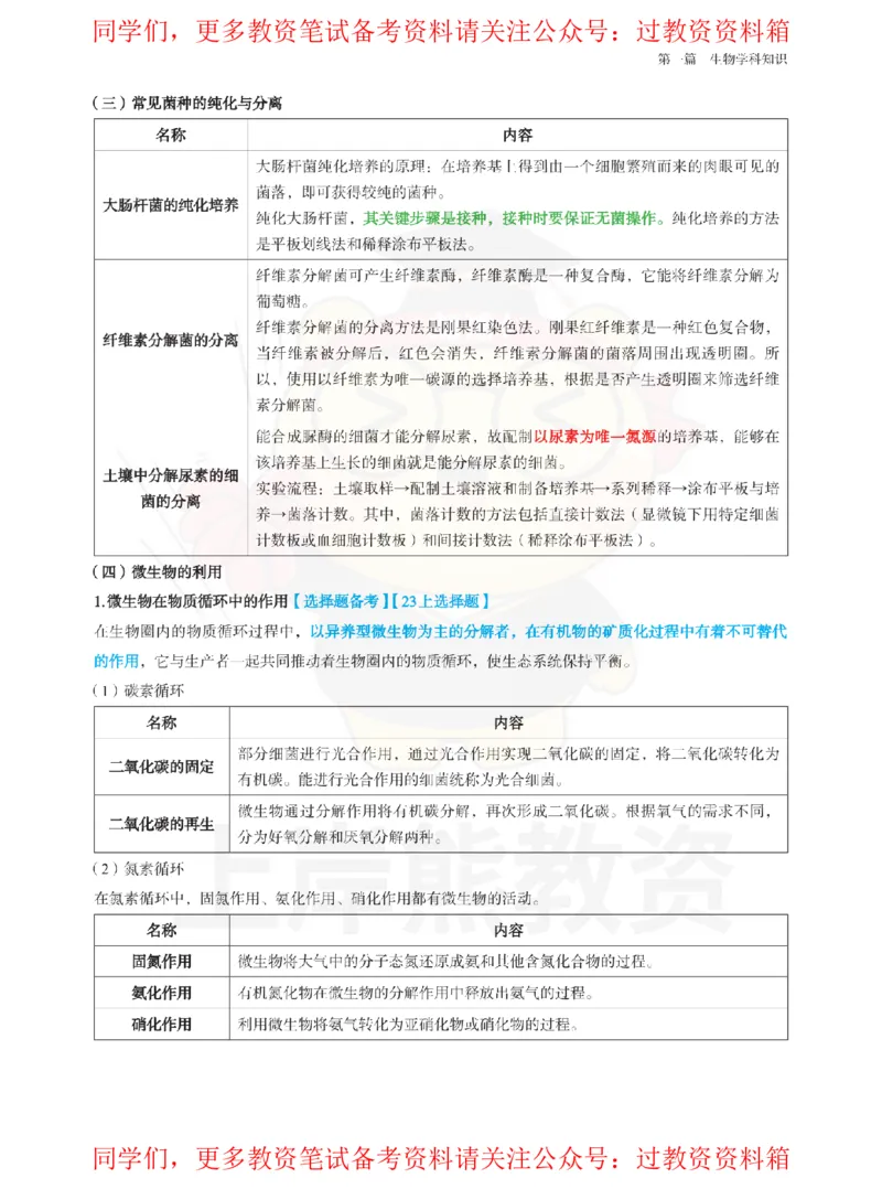 高中生物-学霸笔记108页_教资_初高中2026教资_26上资料（持续更新）_高中科三_高中科目三资料包合集②_高中生物