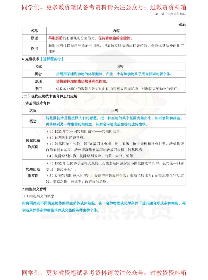 高中生物-学霸笔记108页_教资_初高中2026教资_26上资料（持续更新）_高中科三_高中科目三资料包合集②_高中生物