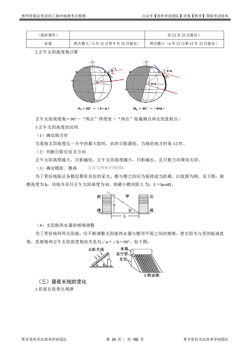 高中地理-考点梳理1_教资_25下资料合集二_25下最新科三知识点汇编+思维导图-高中_13.地理_04.考点梳理