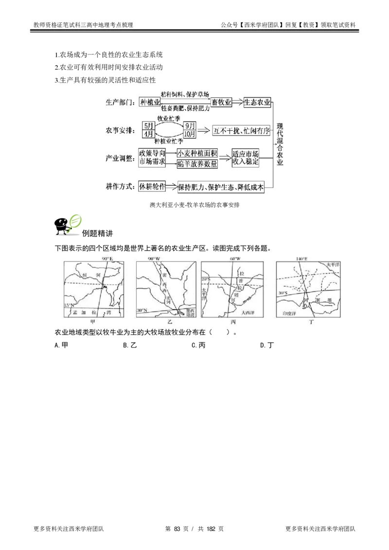 高中地理-考点梳理1_教资_25下资料合集二_25下最新科三知识点汇编+思维导图-高中_13.地理_04.考点梳理