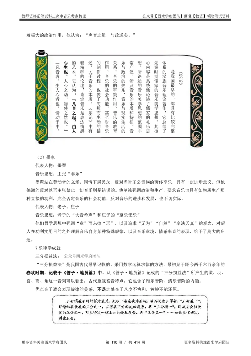 高中音乐-考点梳理1_教资_25下资料合集二_25下最新科三知识点汇编+思维导图-高中_04.音乐_04.考点梳理