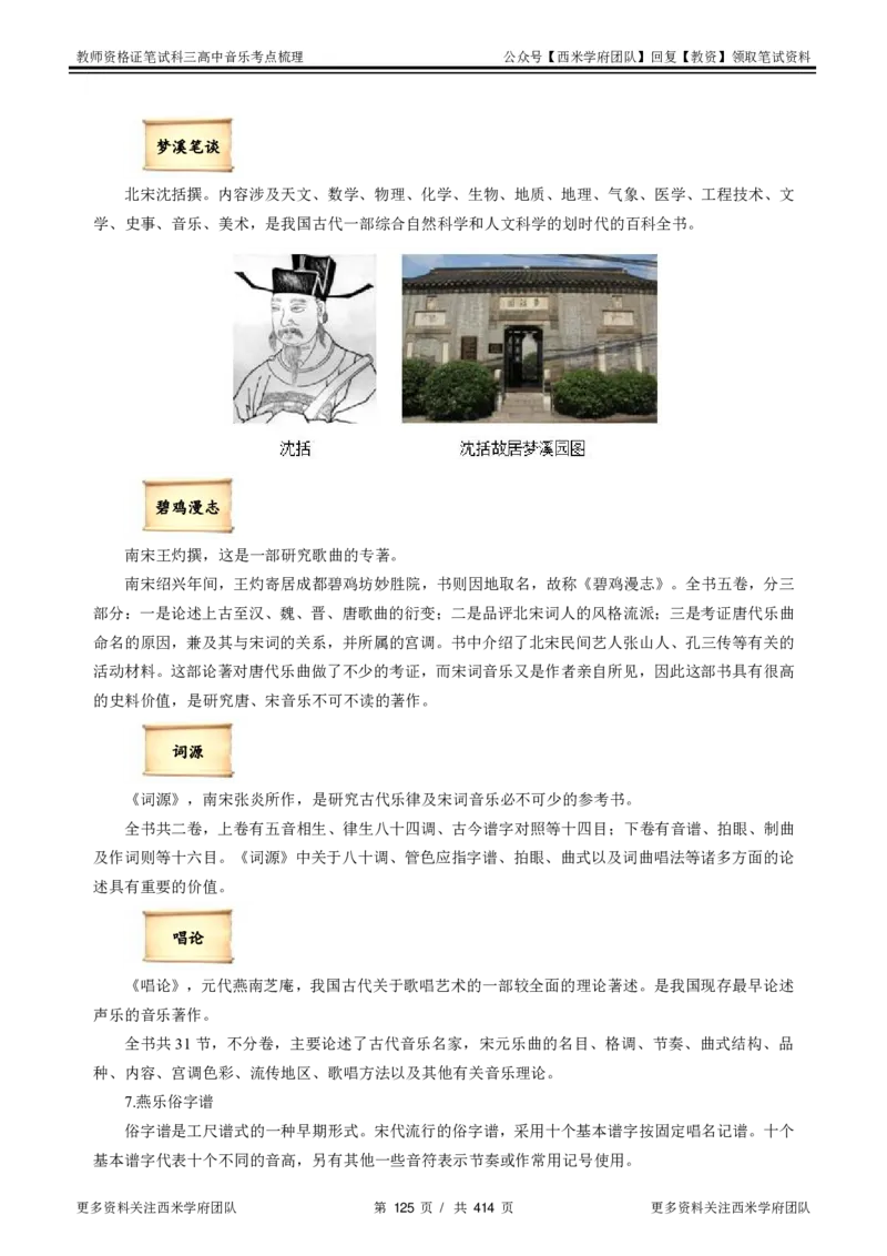 高中音乐-考点梳理1_教资_25下资料合集二_25下最新科三知识点汇编+思维导图-高中_04.音乐_04.考点梳理