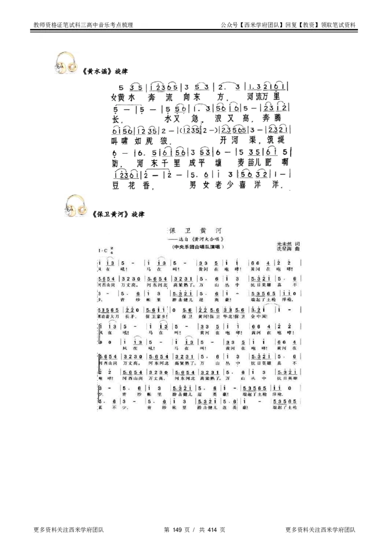 高中音乐-考点梳理1_教资_25下资料合集二_25下最新科三知识点汇编+思维导图-高中_04.音乐_04.考点梳理