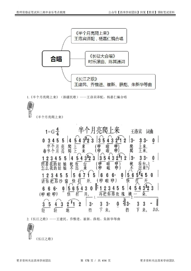 高中音乐-考点梳理1_教资_25下资料合集二_25下最新科三知识点汇编+思维导图-高中_04.音乐_04.考点梳理