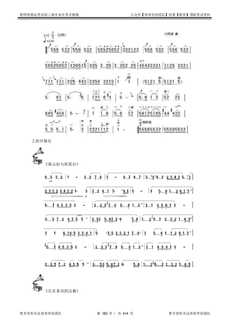高中音乐-考点梳理1_教资_25下资料合集二_25下最新科三知识点汇编+思维导图-高中_04.音乐_04.考点梳理
