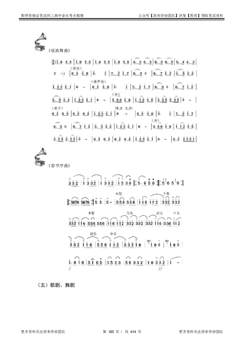 高中音乐-考点梳理1_教资_25下资料合集二_25下最新科三知识点汇编+思维导图-高中_04.音乐_04.考点梳理